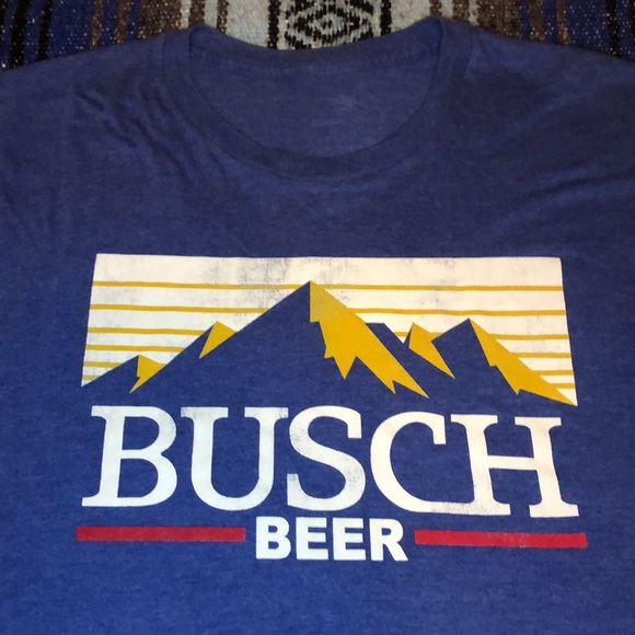 Classic Busch Beer Tee Shirt - Picture 2 of 10